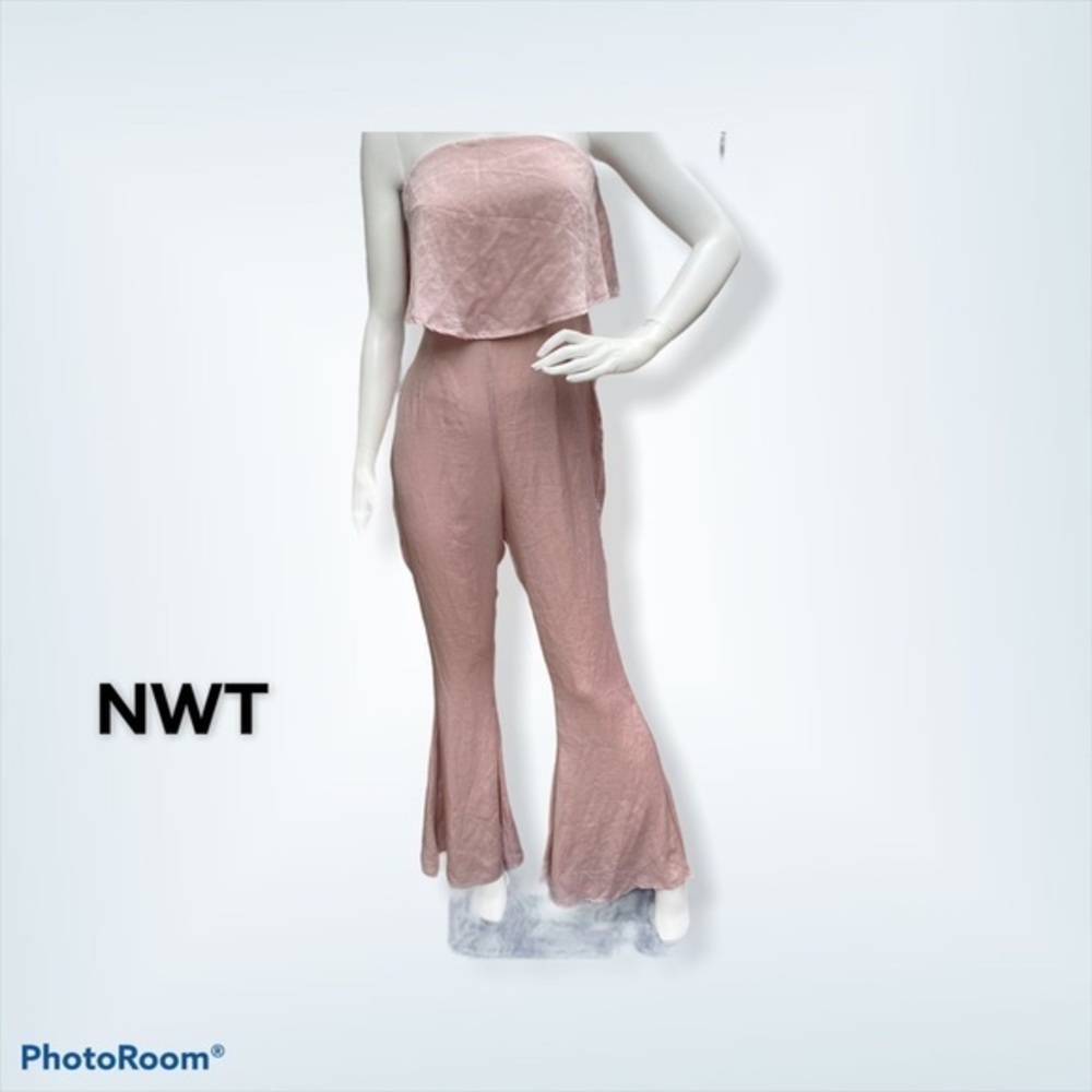 COPY - NWT BANDEAU FLARE HEM JUMPSUIT 💜💜💜